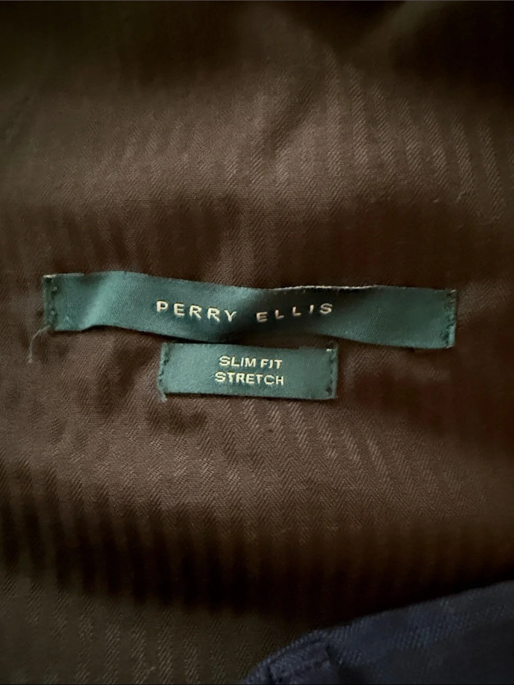 Perry Ellis Men's Navy Dress Pants 36x30